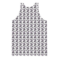 Mad Cow Repeated llustrated by Robert Bowen Unisex Tank Top - Robert Bowen Tees